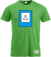 Campingtrend Heren T-Shirt | Campingbord| Groen | Maat XL