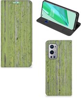 Telefoon Hoesje OnePlus 9 Pro Wallet Case Green Wood