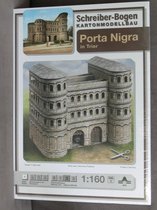 modelbouw in karton, bouwplaat Porta Nigra in Trier, schaal 1/160