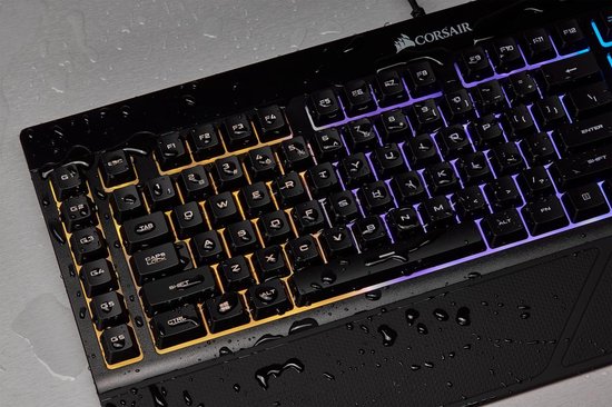 Corsair K55 RGB Pro - Gaming Toetsenbord - Membraam toetsen - Qwerty  Zwart