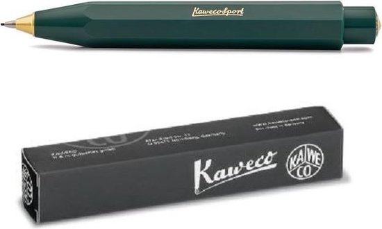 Kaweco CLASSIC SPORT Stylo Mécanique Noir 0,7 Mm - Design Iconique Compact Et Léger Pour Écriture Quotidienne