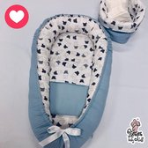 Babynestje Rabbit bleu