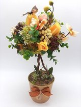 Kunstbloemen-Zijden bloemen- Nepbloemen-Bloemstuk -Decoratie-Woondecoratie-Cadeau voor vrouw-cadeau voor mama