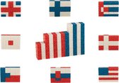 Smartek - Vlaggen - Rood-Wit-Blauw - Magnetische Bouwblokken