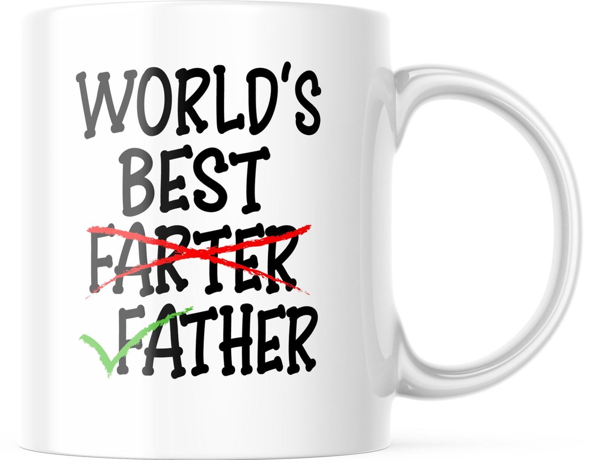 Vaderdag Mok world's best farter