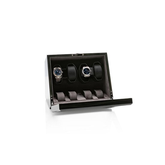 Watchwinder voor 4 + 4 horloges - Horlogeopwinder - Watchbox Watchwinder voor 4 + 4 horloges - Horlogeopwinder - Watchbox