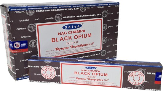 Wierookstokjes Black Opium (12 pakjes van 15 gram)