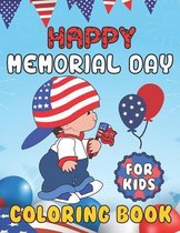 Happy Memorial Day Coloring Book For Kids