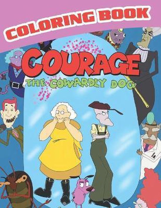 Courage The Cowardly Dog Coloring Book Courage The Cowardly Dog