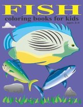 Fish coloring books for kids ages 2-4