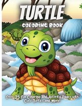 Turtle Coloring Book For Kids