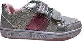 Geox velcro's glitter zilver bling bling roze sneakers Maltin grijs mt 33