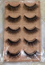 5-pack Nep Wimpers - 5-Pack False Eyelashes - High Quality - Non-Cruelty - #SL06