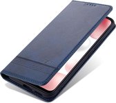 AZNS Xiaomi Mi 11 Hoesje Portemonnee Book Case Kunstleer Blauw