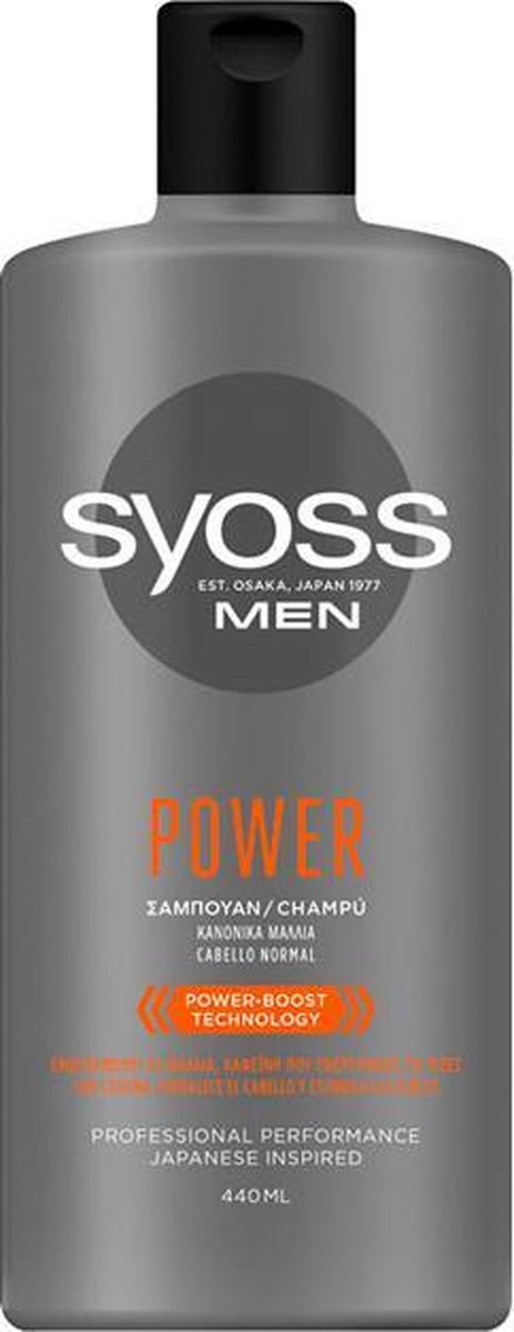 Syoss Men Champú Power & Strength 440 Ml