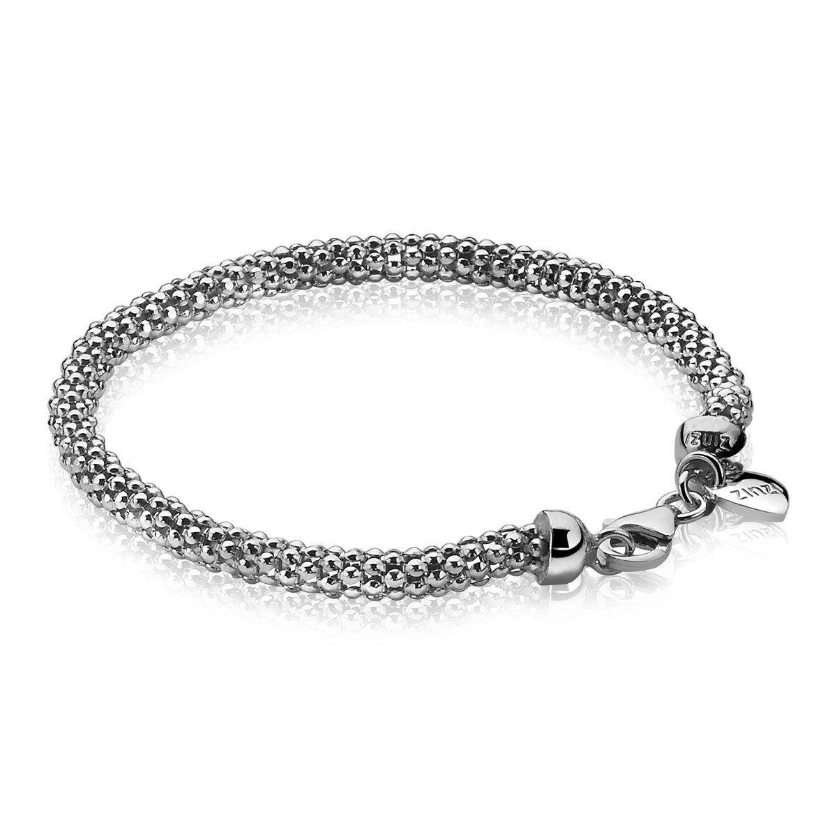 Zinzi zilveren schakelarmband 4,5mm breed 19cm ZIA1057