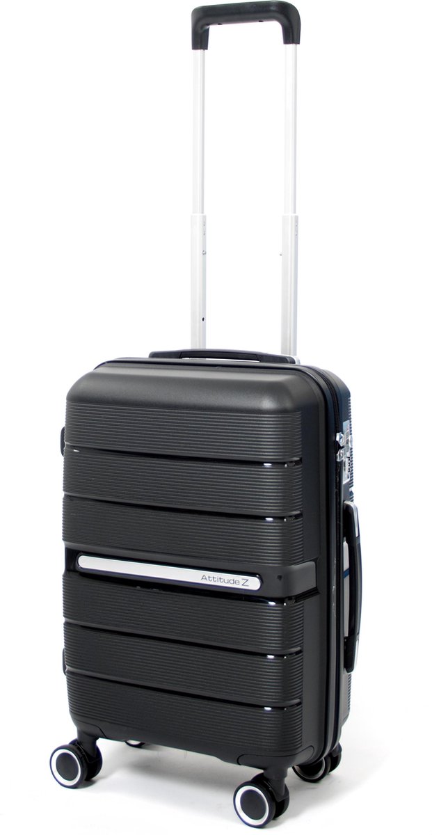 Attitudez EliteZ Handbagage Zwart 55cm - TSA-slot