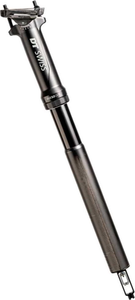 Dt Swiss D 232 One Carbon L1 60 Mm Dropper Zadelpen Zwart 340-400 mm / 30.9 mm
