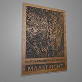 Stadskaart Maastricht met coördinaten