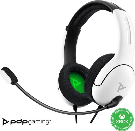 PDP Gaming LVL40 Xbox Series X Gaming Headset – Official Licensed – Wit