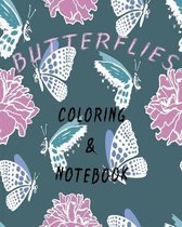 Butterflies Coloring and Notebook