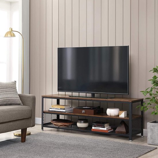 Tv-tafel voor tv's tot 60 inch, grote tv-kast, console, salontafel,  salontafel met... | bol.com
