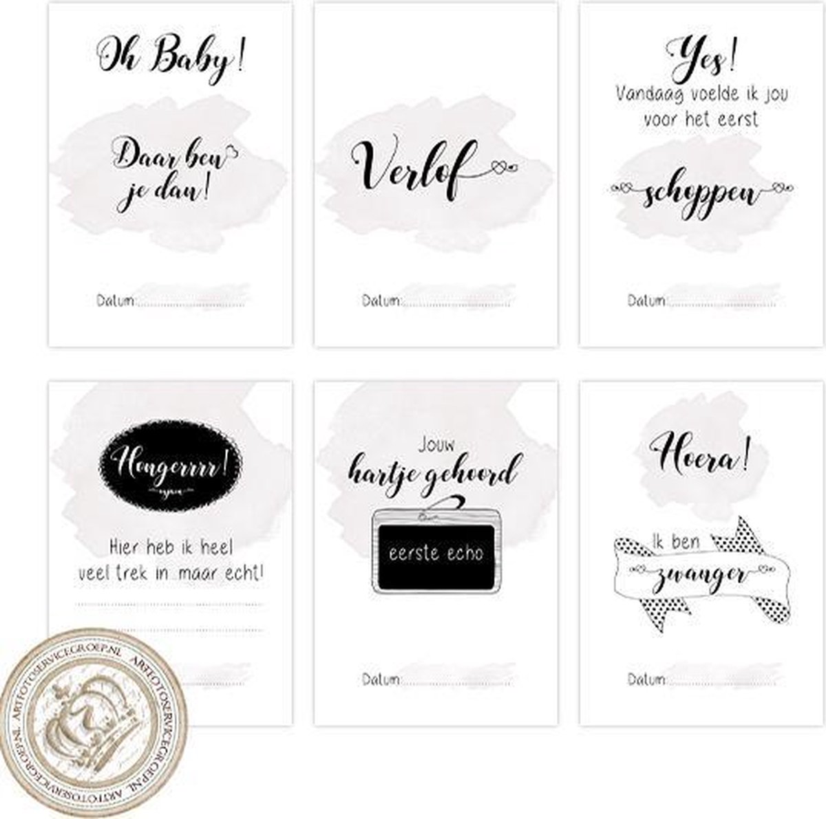 Goedkoopste Hello Mommy! Milestonekaarten - Zwangerschap - Mijlpaalkaarten Zwangerschap - Zwanger Mijlpaal - Milestone maternity - Moederdag - Mama - Kraamcadeau - Ik ben zwanger - Mijlpaalkaarten