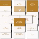 Stationery & Gift | 20 Wenskaarten | Assortiment kaarten | Ansichtkaarten | A6 kaarten | 350 grams