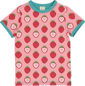 Maxomorra T-shirt Strawberry Maat 110/116