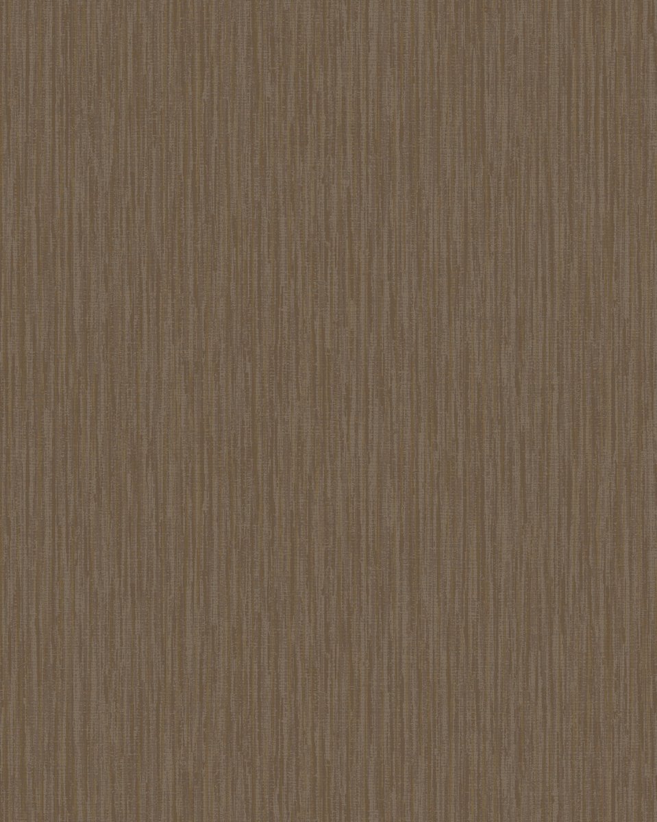 Structuur behang Profhome VD219139-DI vliesbehang hardvinyl warmdruk in reliëf gestempeld in used-look glanzend bruin 5,33 m2