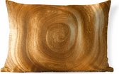 Buitenkussens - Tuin - Een vortex in goudkleurige verf - 60x40 cm