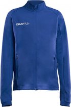 Craft Craft Evolve Full Zip Sportvest - Maat 152  - Unisex - blauw