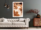 Artgeist - Schilderij - Peonies In Sepia - Multicolor - 30 X 45 Cm