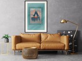 Artgeist - Schilderij - Cupid And Psyche - Multicolor - 40 X 60 Cm