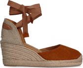 Unisa Candida Espadrilles - Met Sleehak - Dames - Cognac - Maat 36