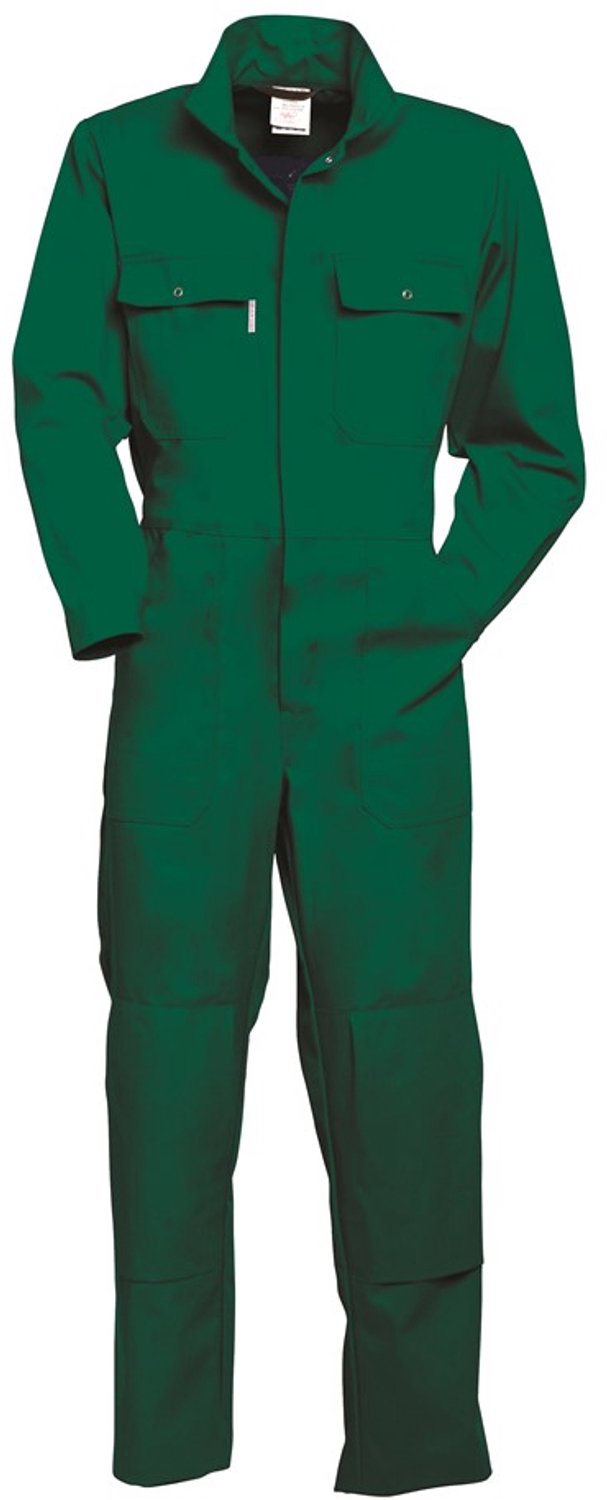 HAVEP Overall drukknoop kniezakken Basic 2412 - Flessengroen - 62