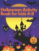 Halloween Activity Book for kids 4-8