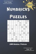 Numbricks Puzzles - 200 Normal Puzzles 11x11 Book 18