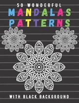 50 Wonderful Mandalas Patterns With Black Background