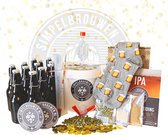 SIMPELBROUWEN® Cadeaubox papa - IPA(PA) bier - Bierbrouwpakket - Zelf Bier Brouwen Bierpakket - Startpakket - Gadgets Mannen - Cadeau - Cadeau voor Mannen en Vrouwen - Vaderdag Cad