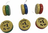 6 houten jojo super voor de beginner yoyo jojo's
