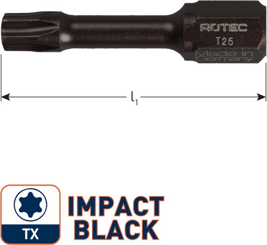 Foto: Rotec impact insertbit t 15 l 30mm c 6 3 basic