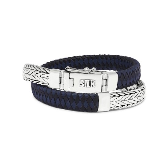 SILK Jewellery - Zilveren Armband - Alpha - 362BBU.18 - Maat 18,0