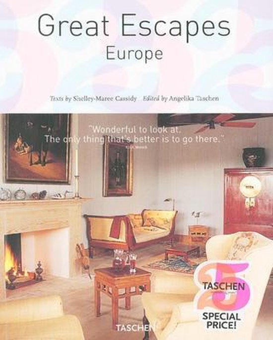 Cover van het boek 'Great escapes Europe' van Shelley-Maree Cassidy
