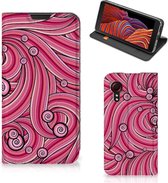 GSM Hoesje Samsung Galaxy Xcover 5 Enterprise Edition | Samsung Xcover 5 Foto Hoesje ontwerpen Swirl Pink