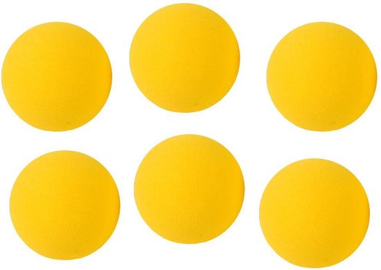 Balles ping pong jaune Ø40mm DONIC : le lot de 6 balles de tennis