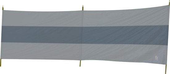 Bo-Camp - Windscherm - 2-Vaks - 3.35 x 1.2 Meter - Grijs