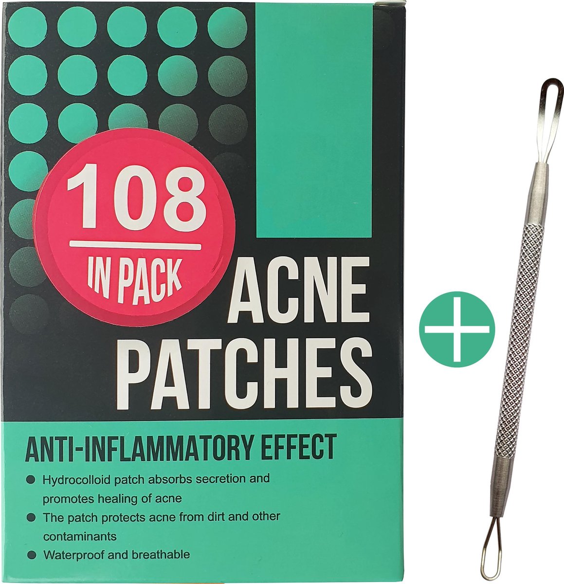 Pimple Patch met blackhead remover Acne Patch Puisten Verwijderaar Puisten...