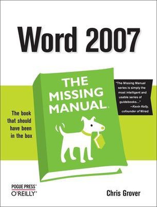 Word 2007: The Missing Manual - cover