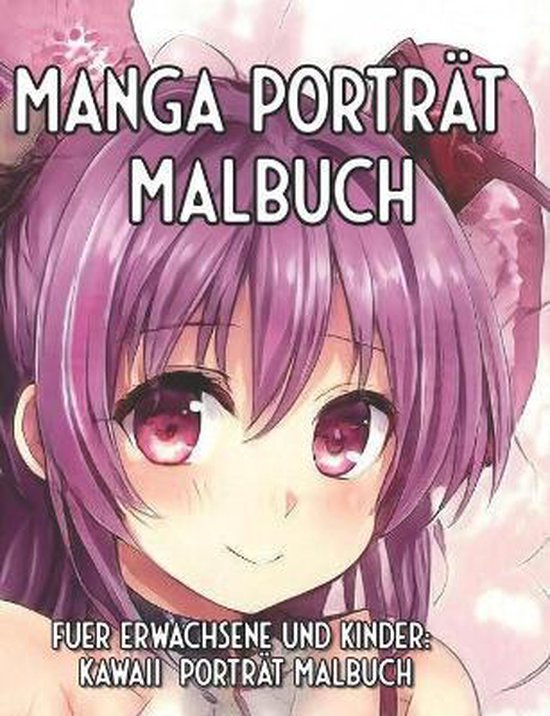 Manga Porträt Malbuch - cover